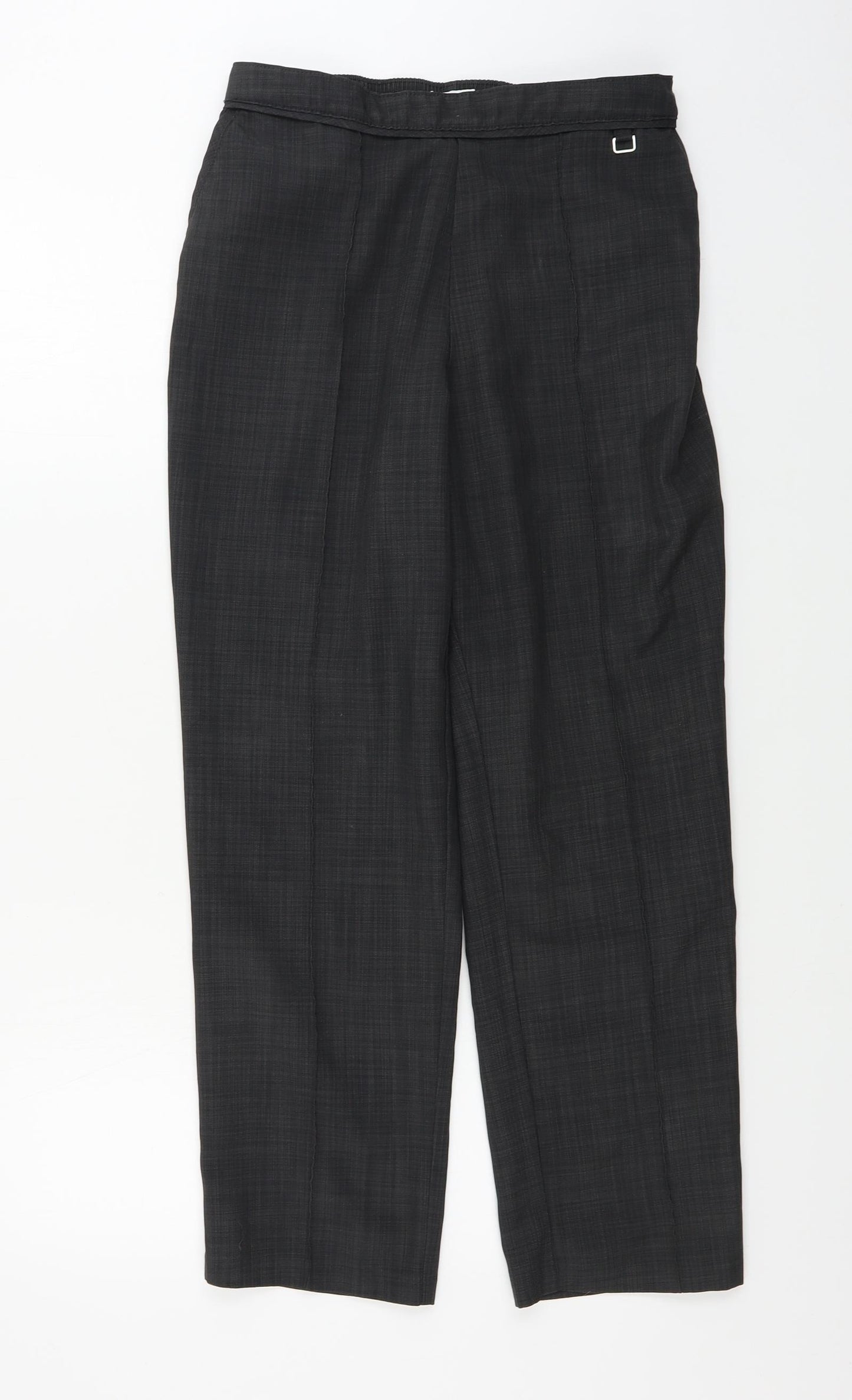 Marks and Spencer  Womens Grey   Trousers  Size 10 L25 in