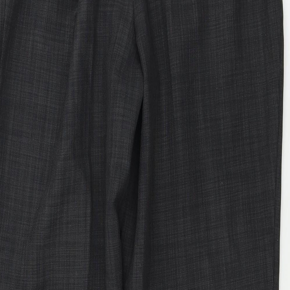 Marks and Spencer  Womens Grey   Trousers  Size 10 L25 in