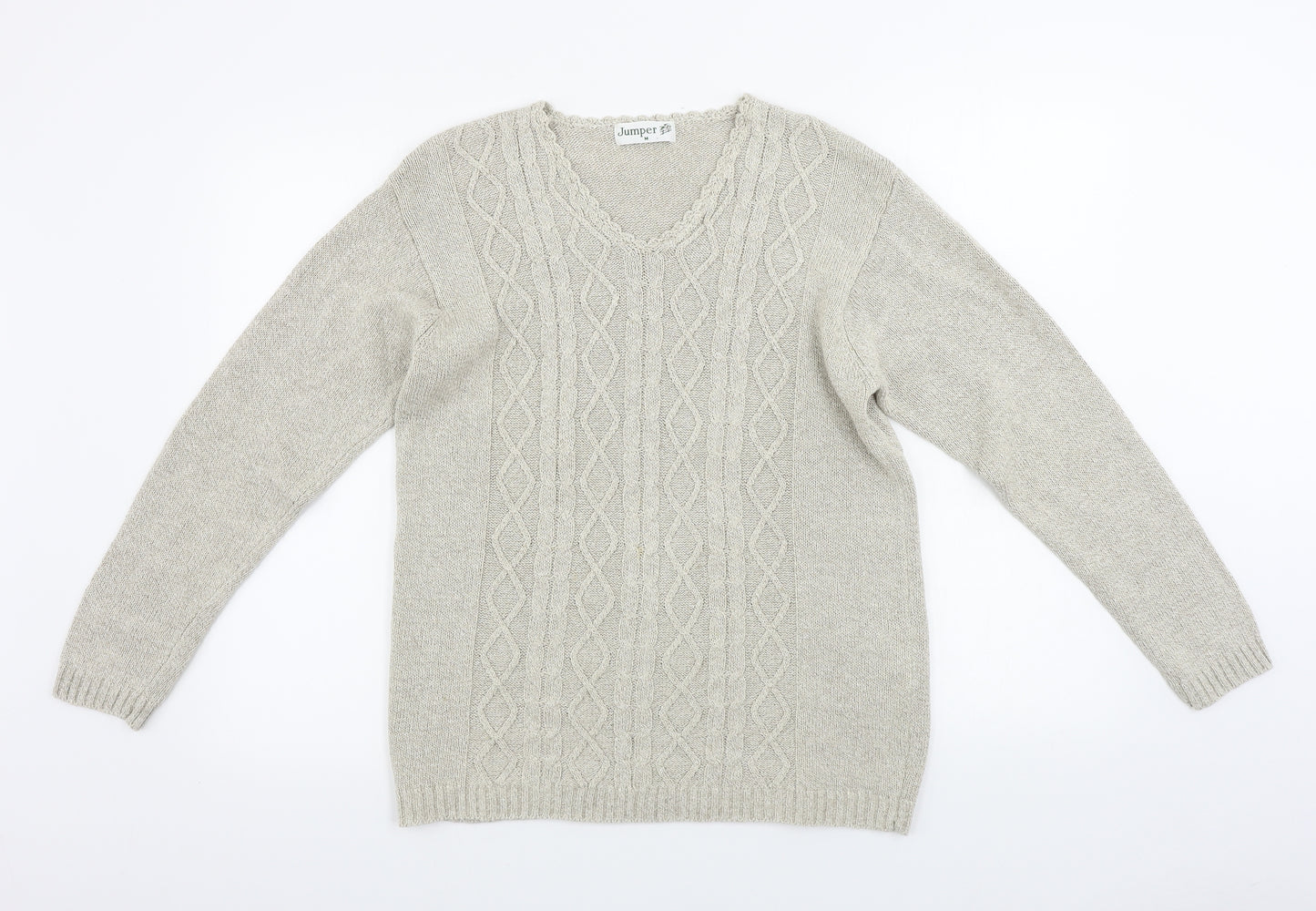 Jumper Womens Beige   Pullover Jumper Size M