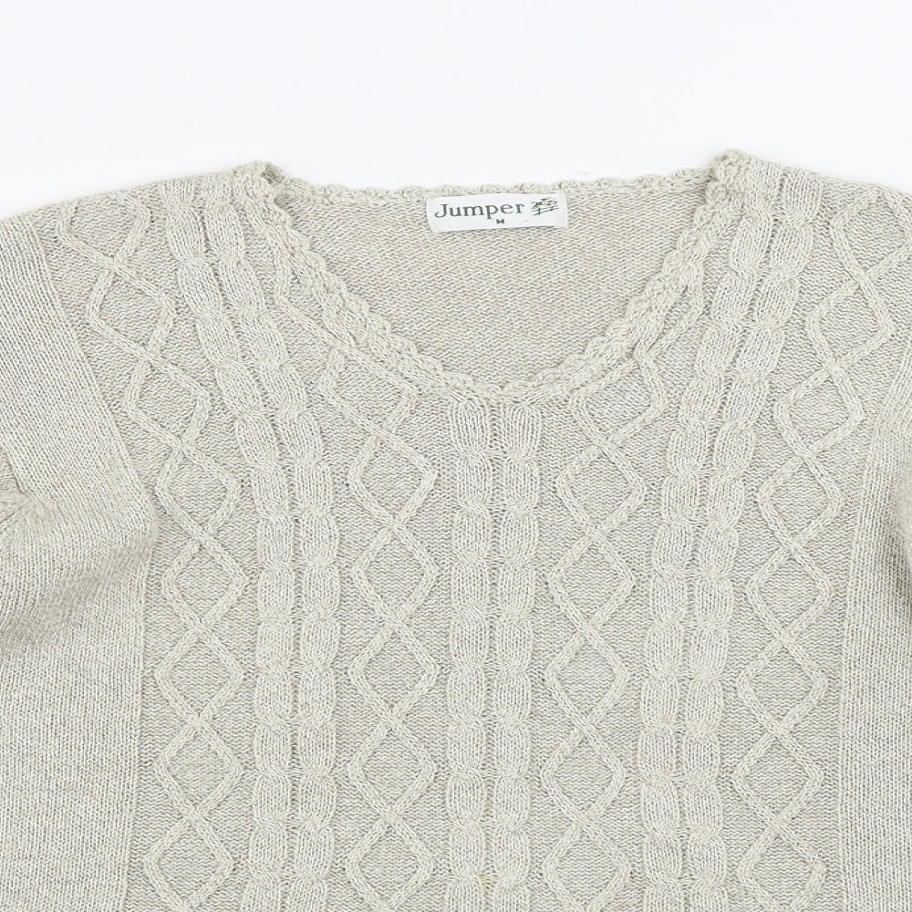 Jumper Womens Beige   Pullover Jumper Size M