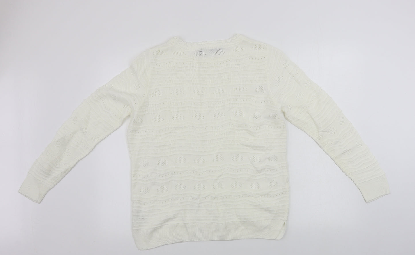 ISLE    Womens Ivory   Pullover Jumper Size L