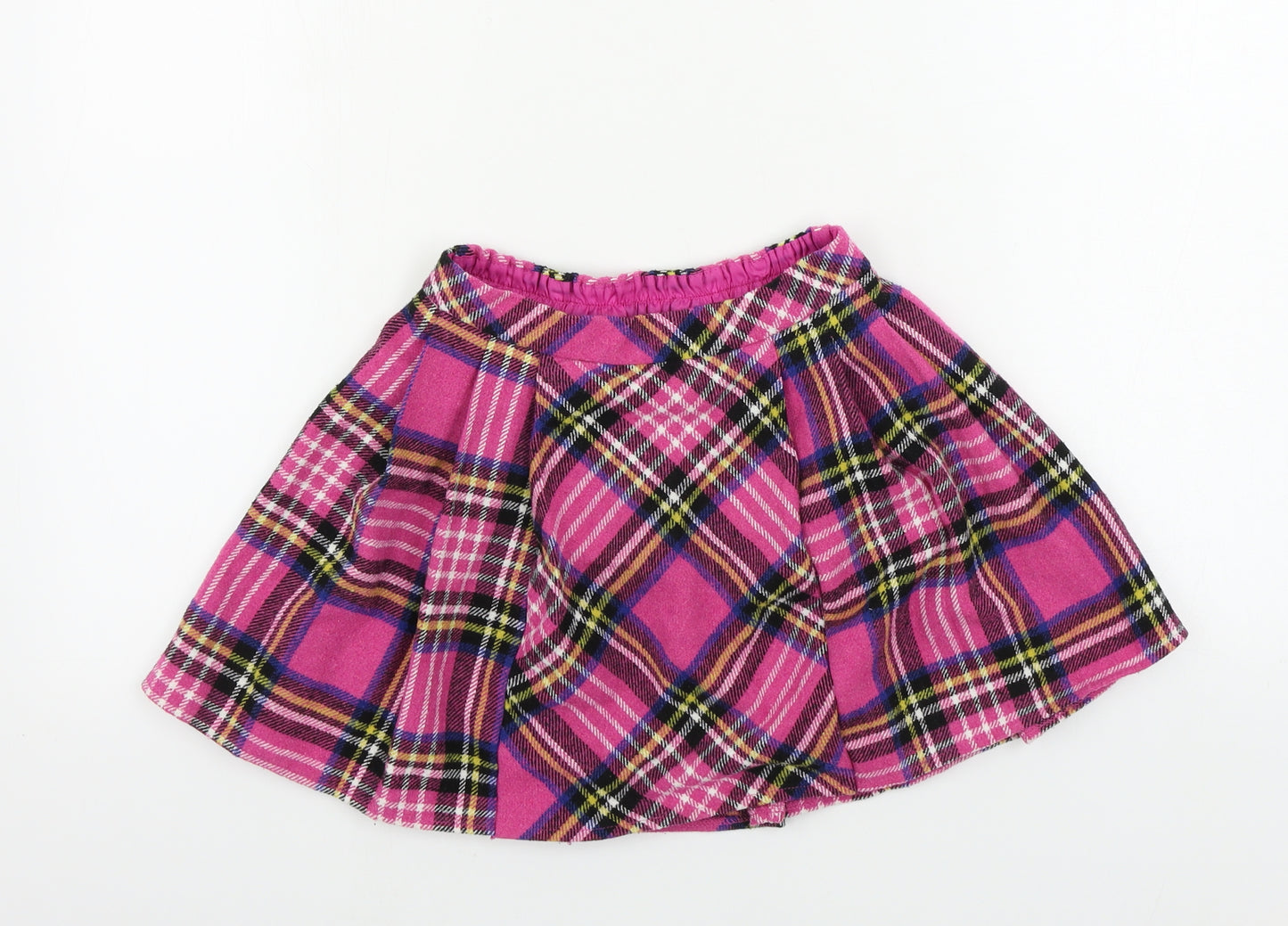 TU Girls Pink Check  A-Line Skirt Size 8 Years
