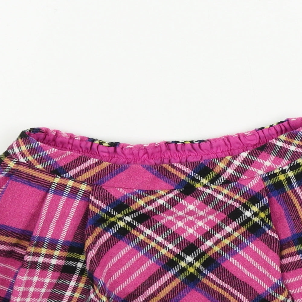 TU Girls Pink Check  A-Line Skirt Size 8 Years