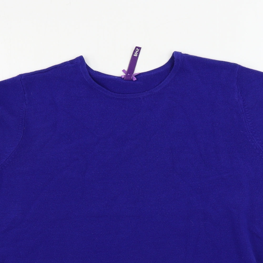 BHS  Womens Blue   Pullover Jumper Size 14