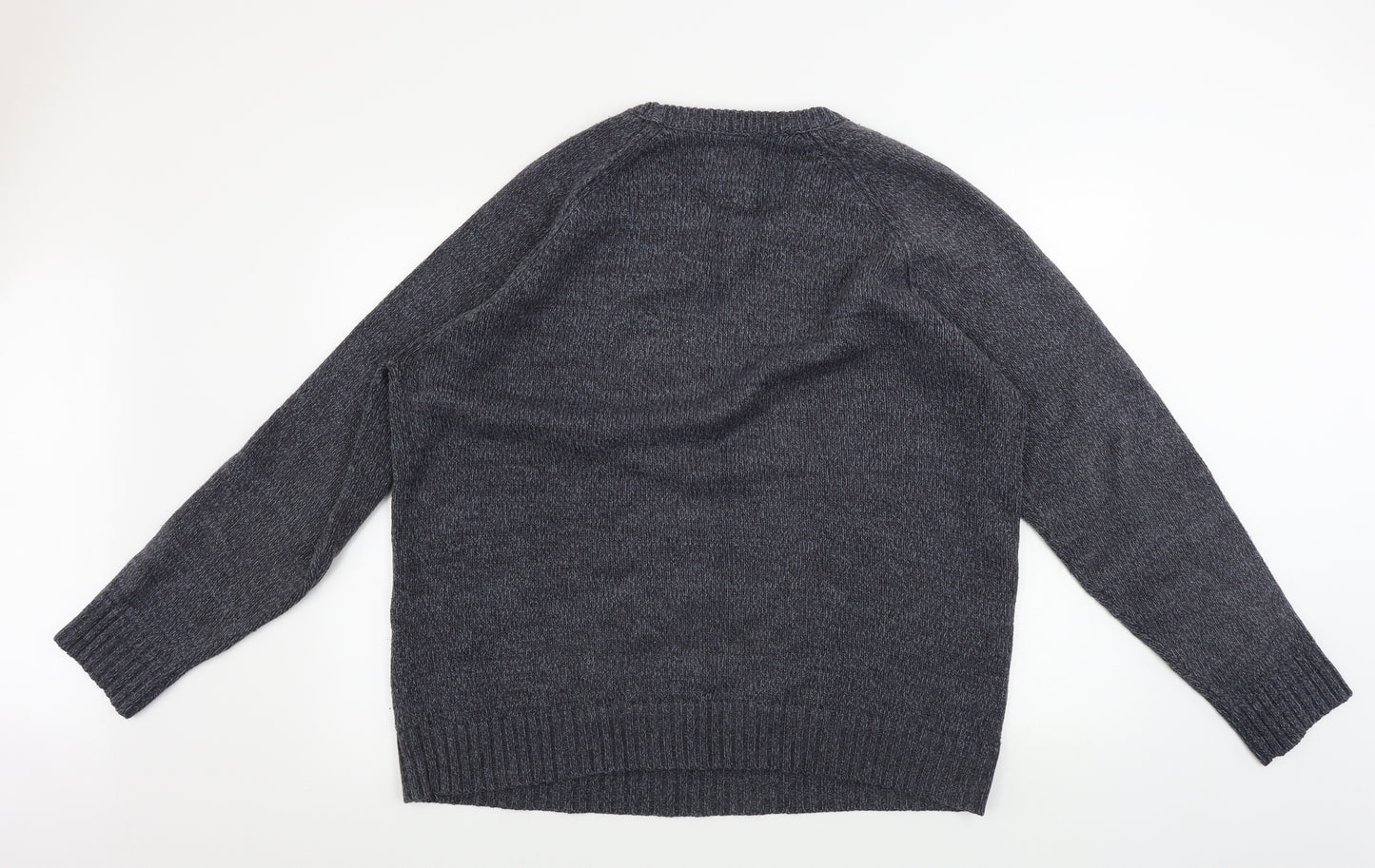 Fabric 8  Mens Grey   Pullover Jumper Size 2XL