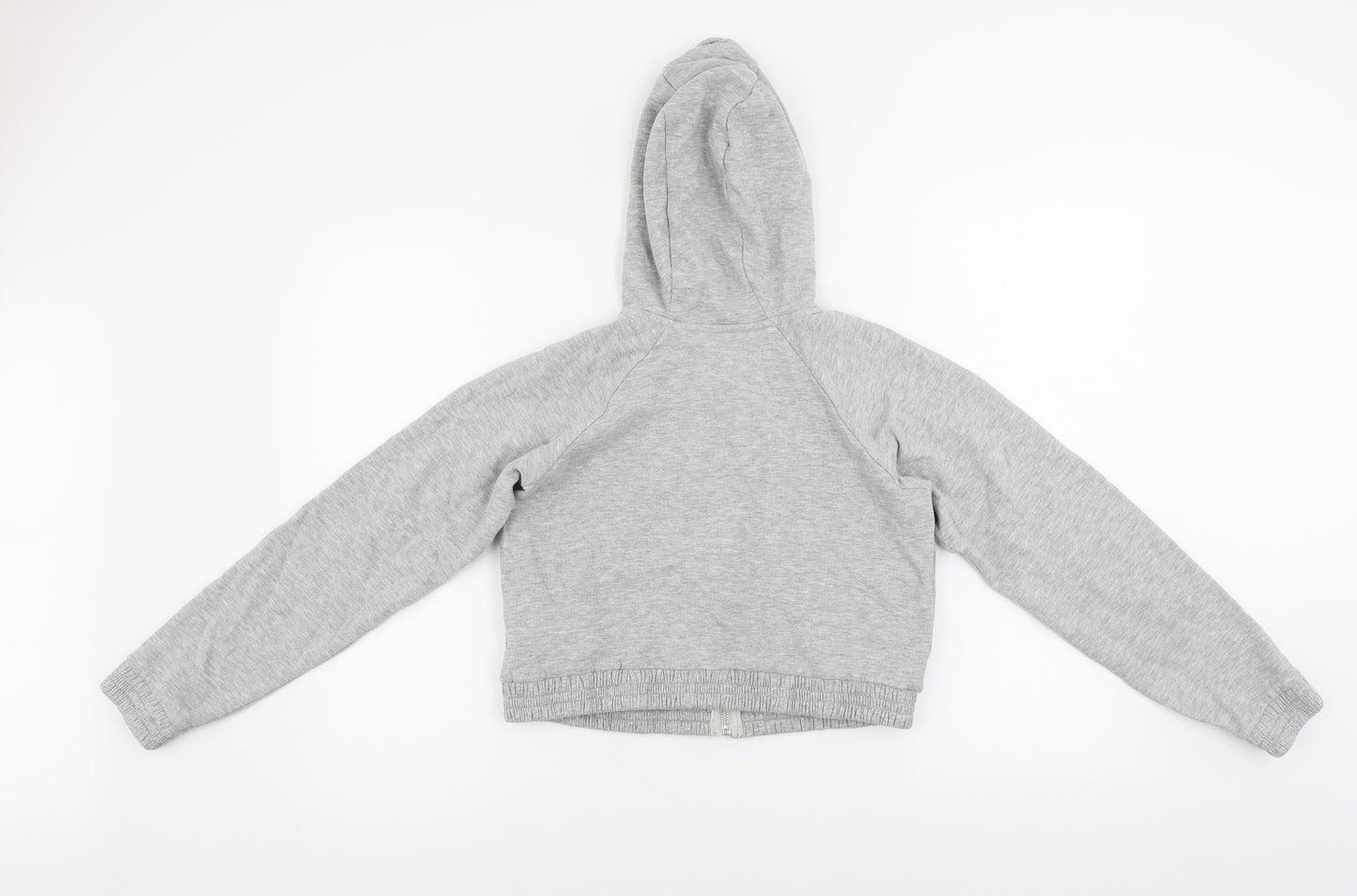 M&Co Girls Grey   Full Zip Hoodie Size 11-12 Years