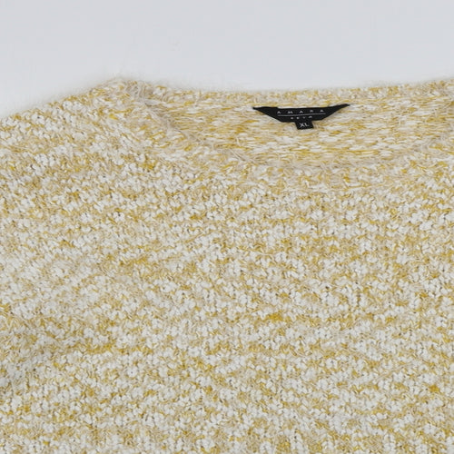 Amara Reya  Womens Orange   Pullover Jumper Size XL