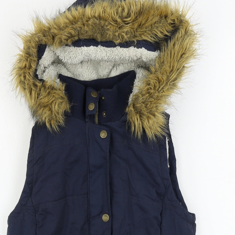 Falmer Heritage     Womens Blue   Gilet Coat Size 10