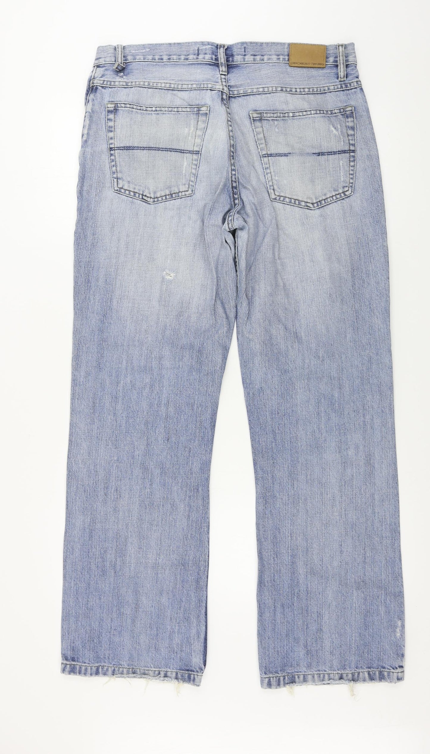 Cherokee Mens Blue   Bootcut Jeans Size 34 in L29 in