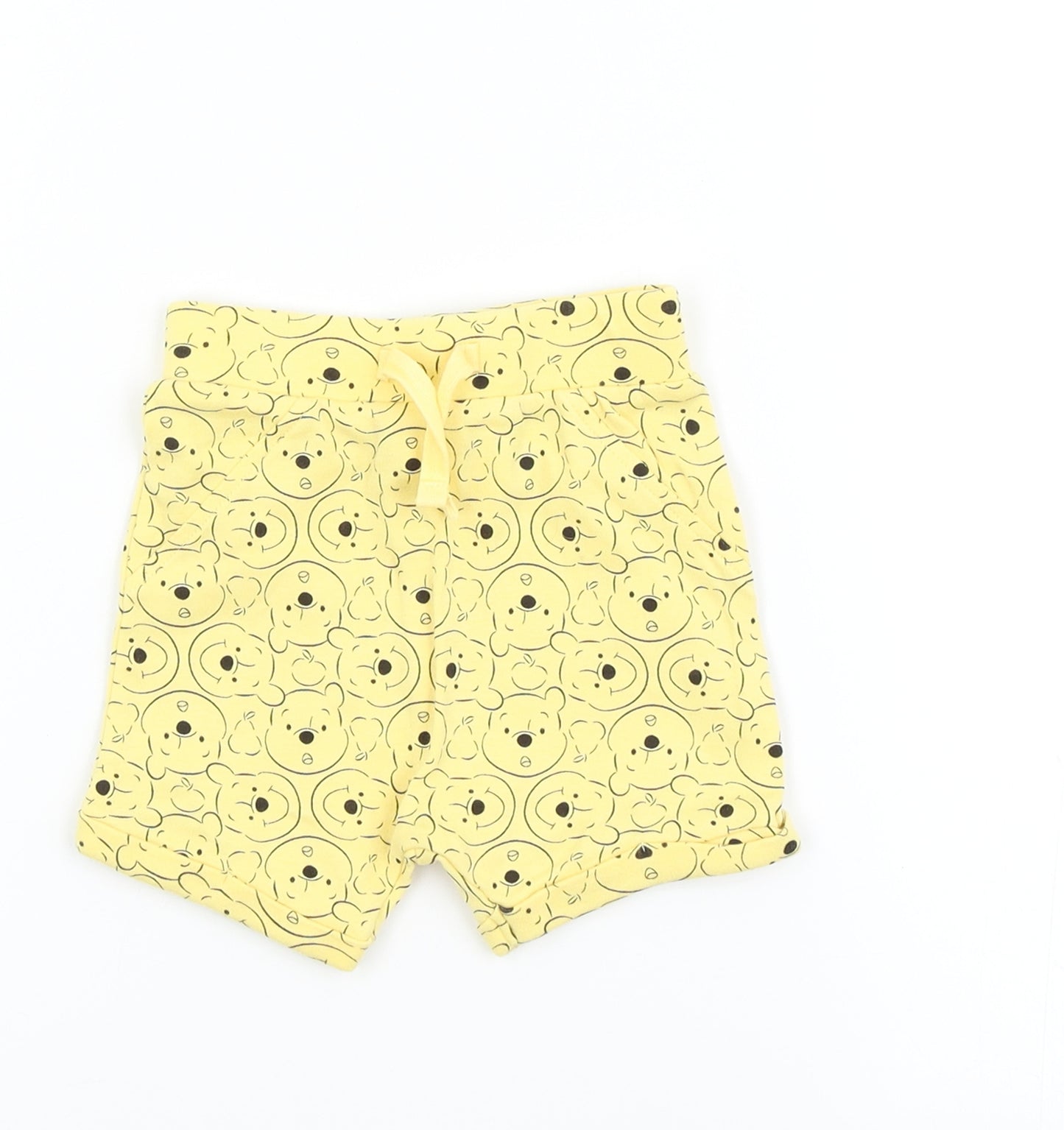 George Baby Yellow   Cropped Trousers Size 6-9 Months  - Disney, Winnie the Pooh
