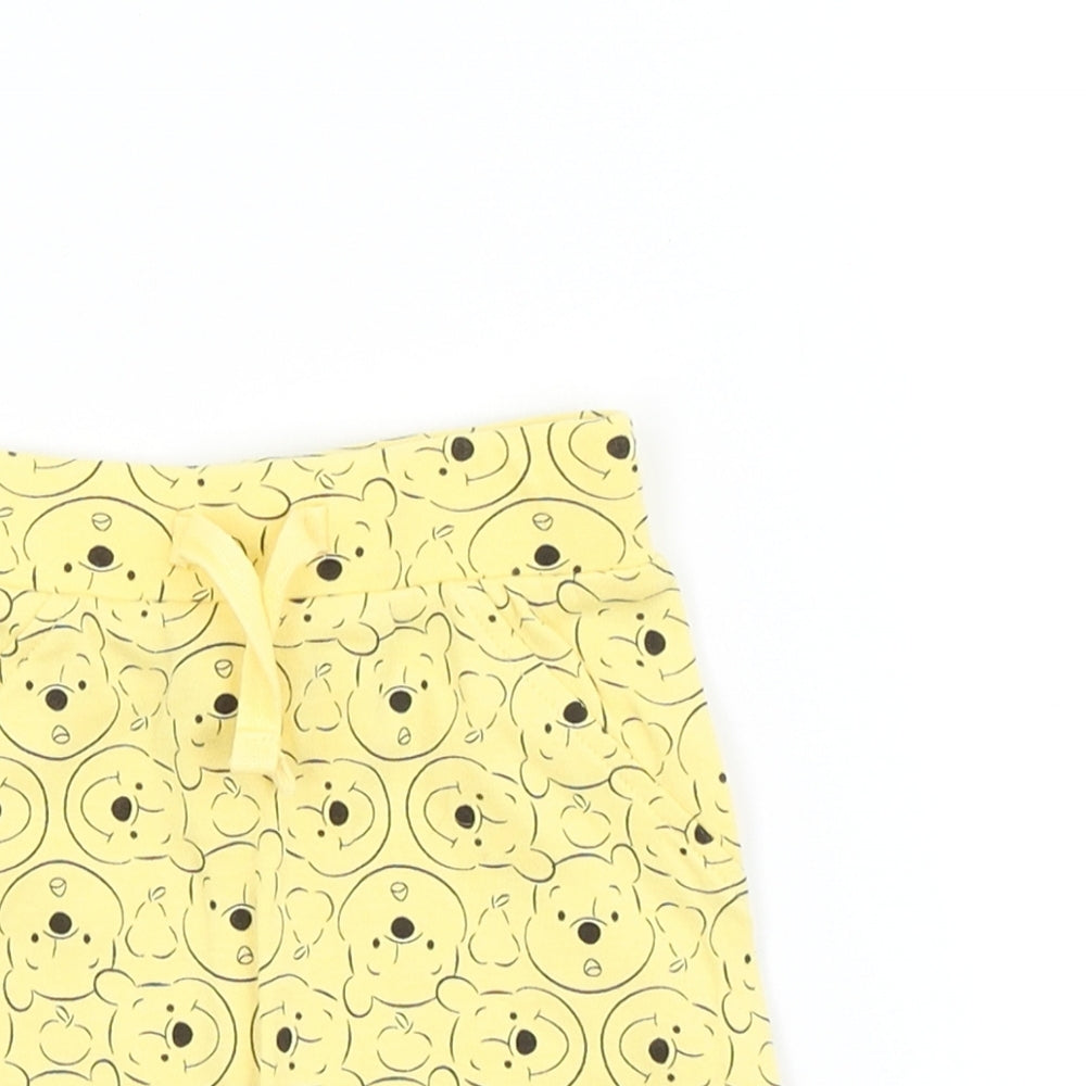 George Baby Yellow   Cropped Trousers Size 6-9 Months  - Disney, Winnie the Pooh