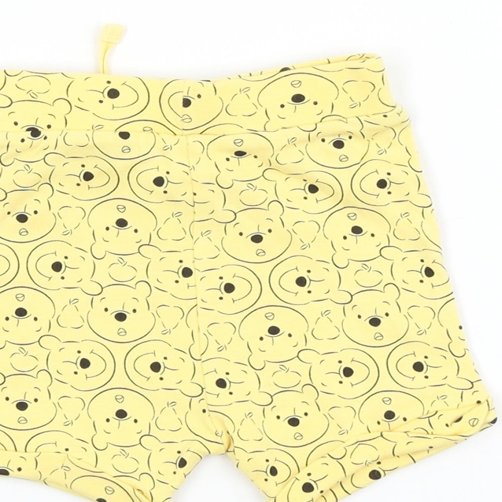 George Baby Yellow   Cropped Trousers Size 6-9 Months  - Disney, Winnie the Pooh