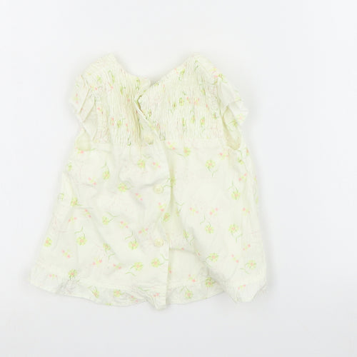 Mini mode Boys Yellow Floral  Basic Casual Size 2-3 Years