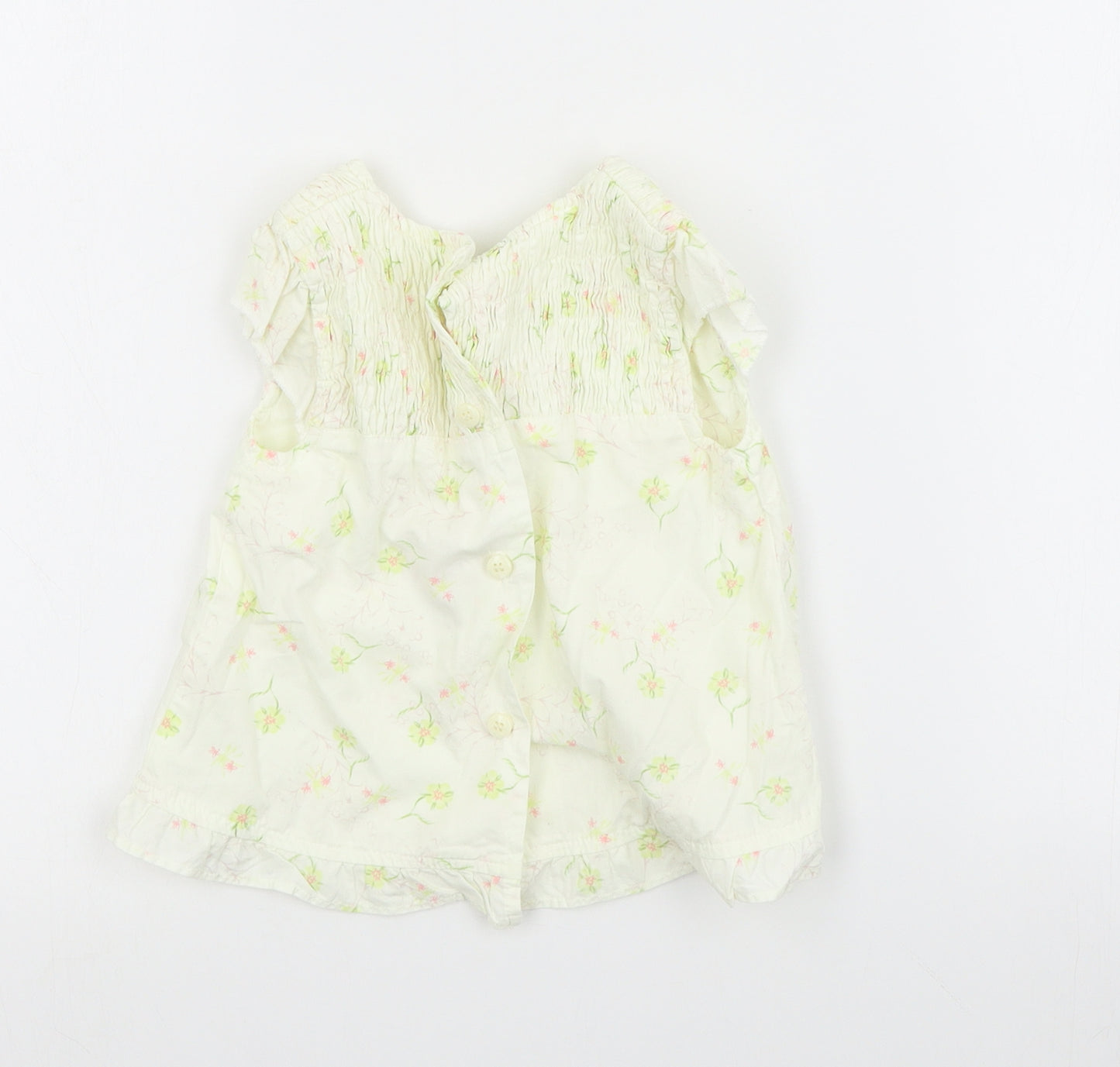 Mini mode Boys Yellow Floral  Basic Casual Size 2-3 Years