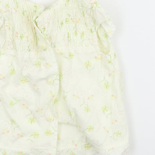 Mini mode Boys Yellow Floral  Basic Casual Size 2-3 Years
