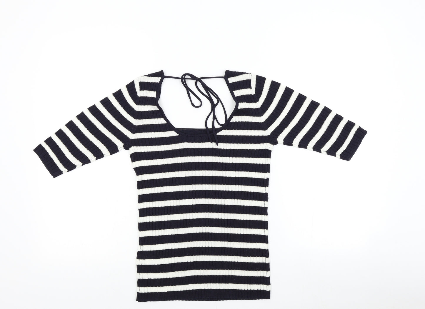 NEXT Womens Multicoloured Striped  Basic Blouse Size 8