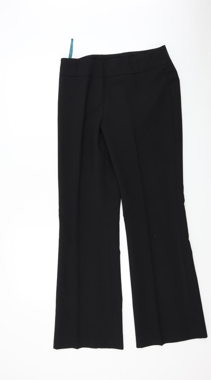 Dorothy Perkins Womens Black   Trousers  Size 10 L32 in