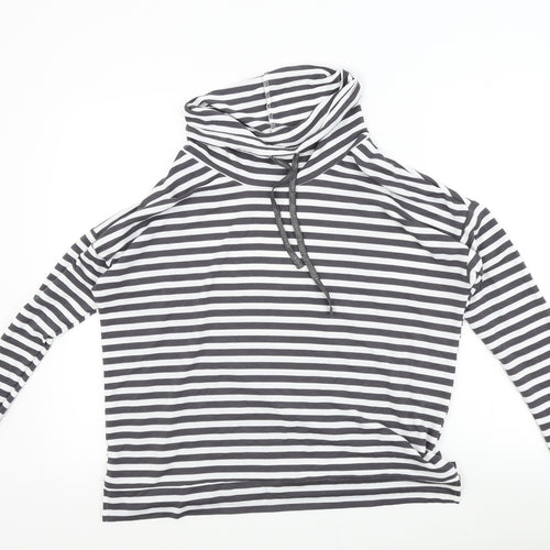TU Womens Multicoloured Striped  Pullover Jumper Size 8