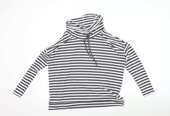 TU Womens Multicoloured Striped  Pullover Jumper Size 8