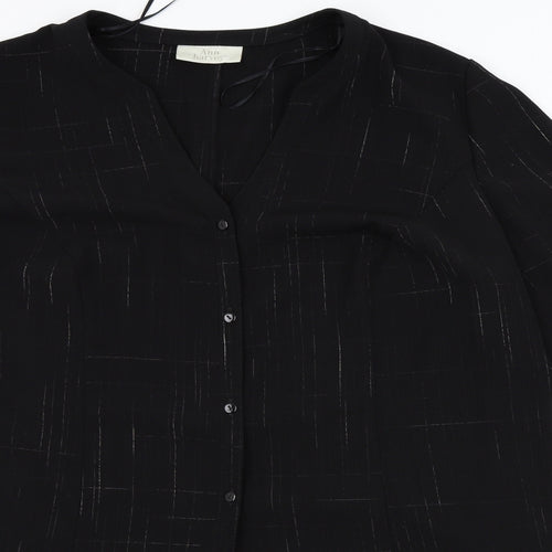 Anne Harvey Womens Black   Basic Blouse Size 20