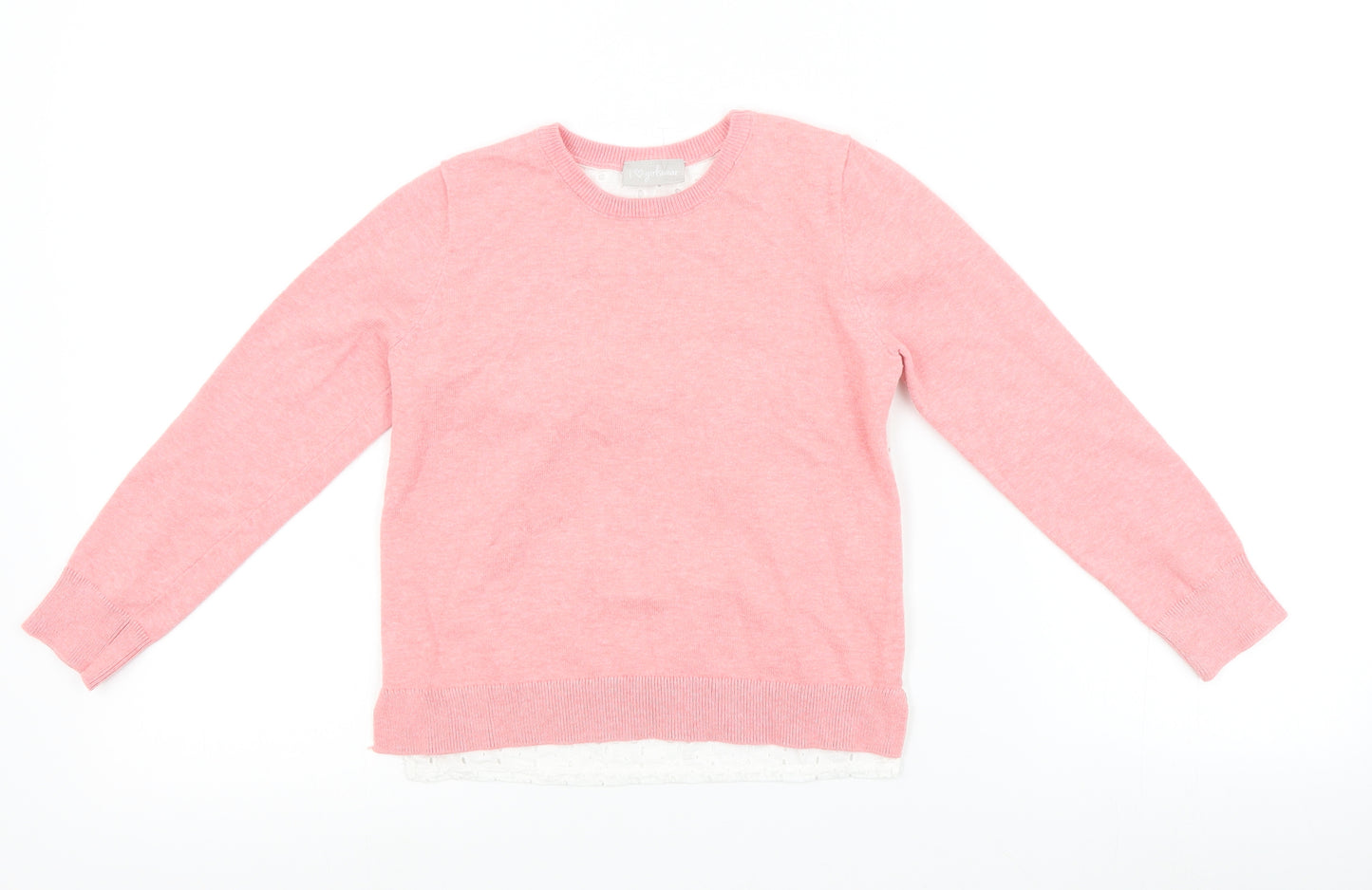 Matalan Girls Pink   Pullover Jumper Size 7 Years