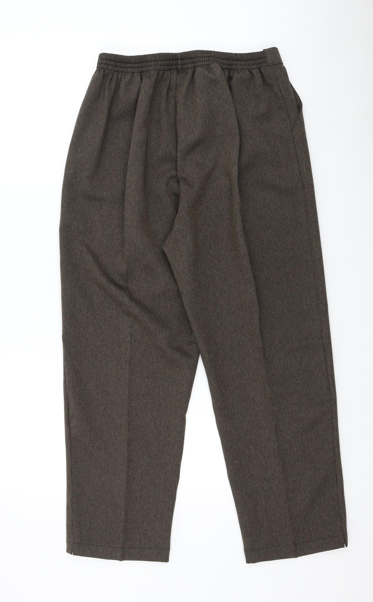 Preworn Womens Brown   Sweatpants Trousers Size 16 L26 in