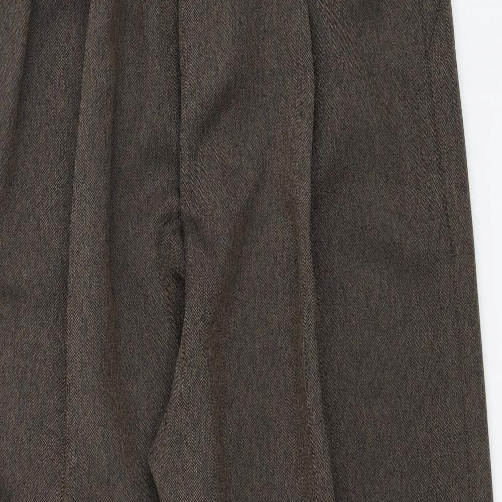 Preworn Womens Brown   Sweatpants Trousers Size 16 L26 in