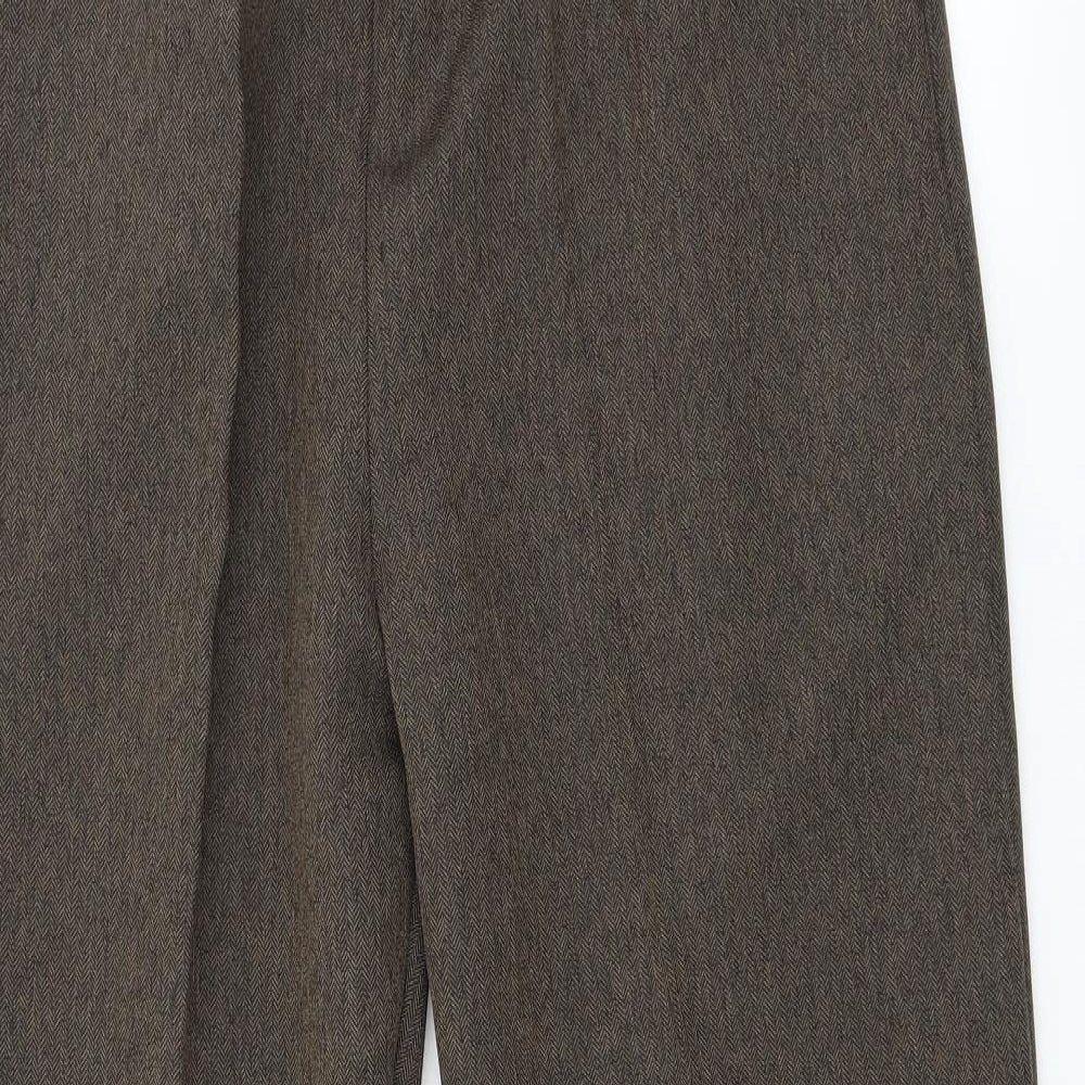 Preworn Womens Brown   Sweatpants Trousers Size 16 L26 in