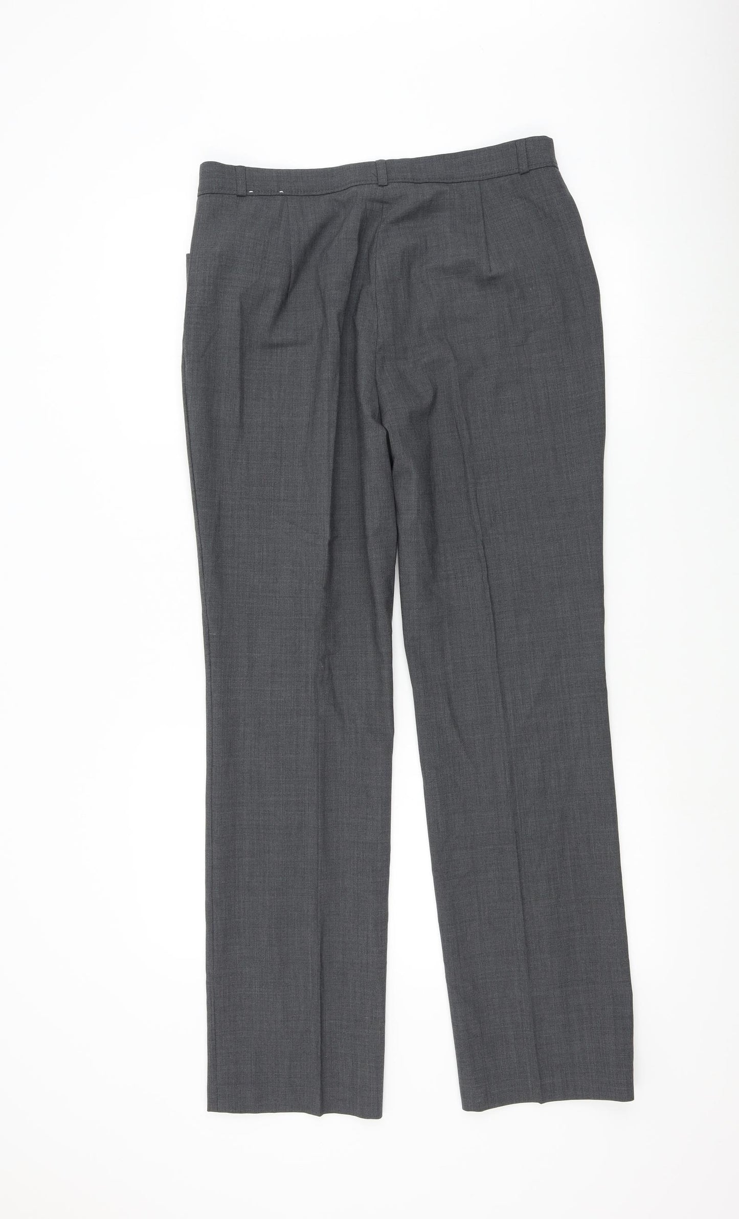 BRAX Womens Grey   Trousers  Size 14 L32 in