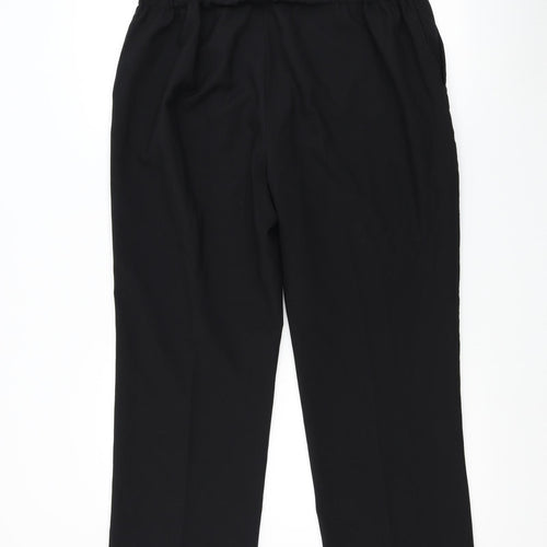 Bonmarché Womens Black   Trousers  Size 16 L25 in