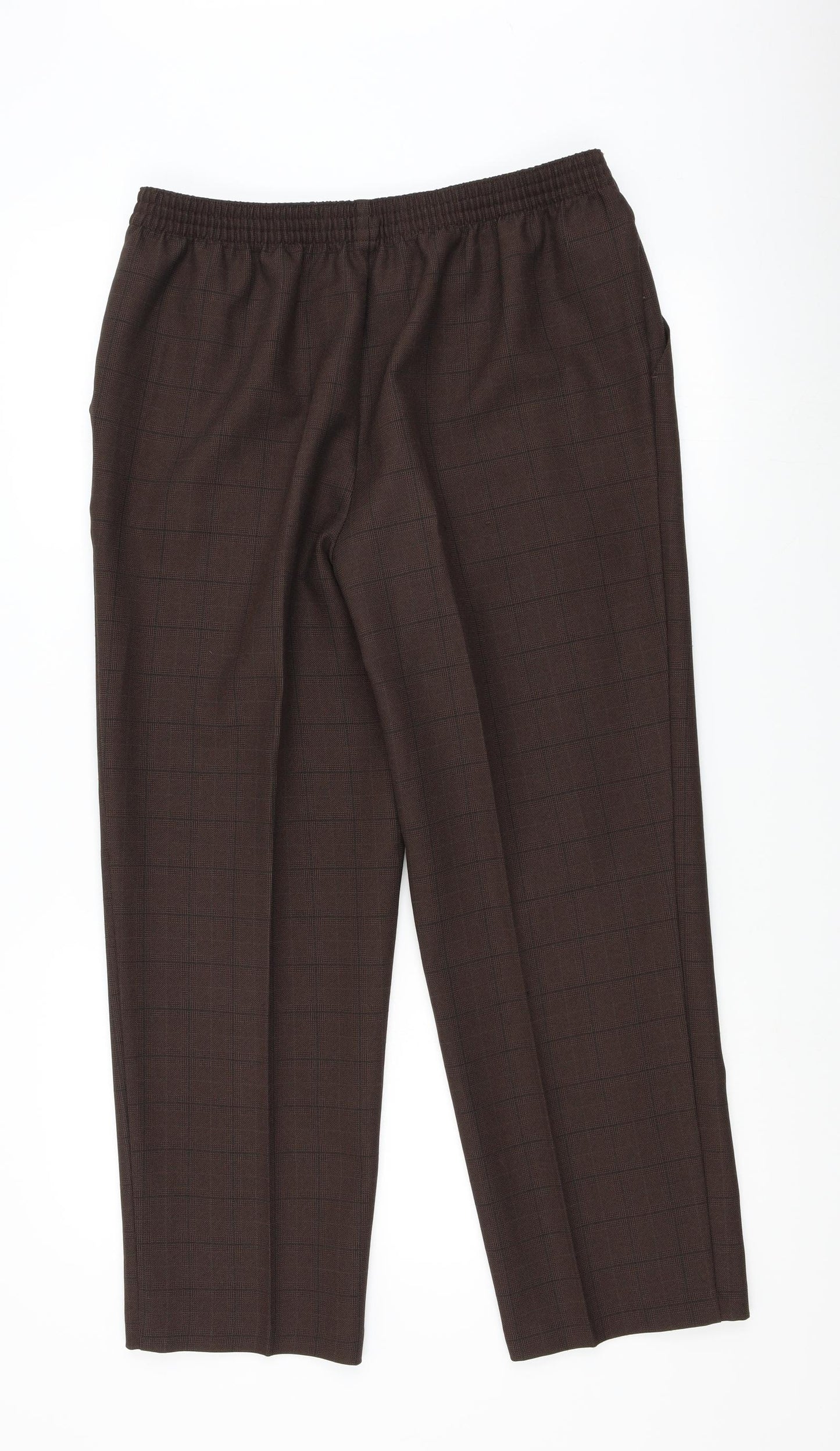 Marks and Spencer Womens Brown   Trousers  Size 14 L27 in