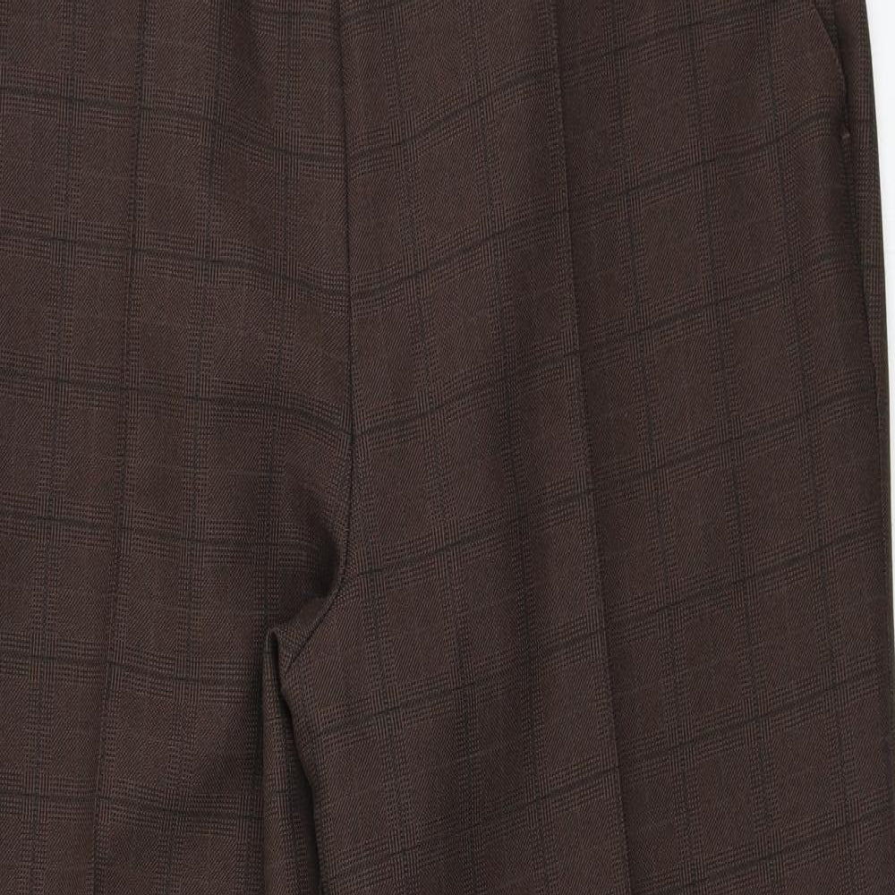 Marks and Spencer Womens Brown   Trousers  Size 14 L27 in