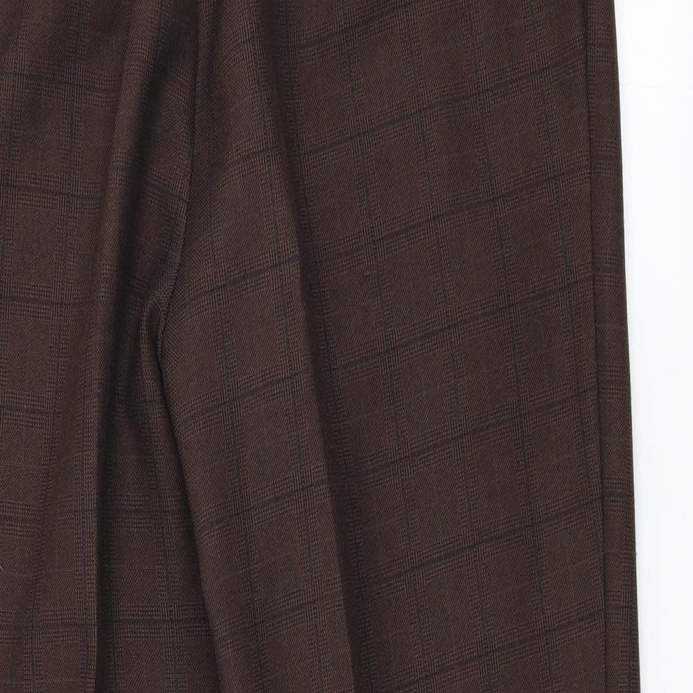 Marks and Spencer Womens Brown   Trousers  Size 14 L27 in