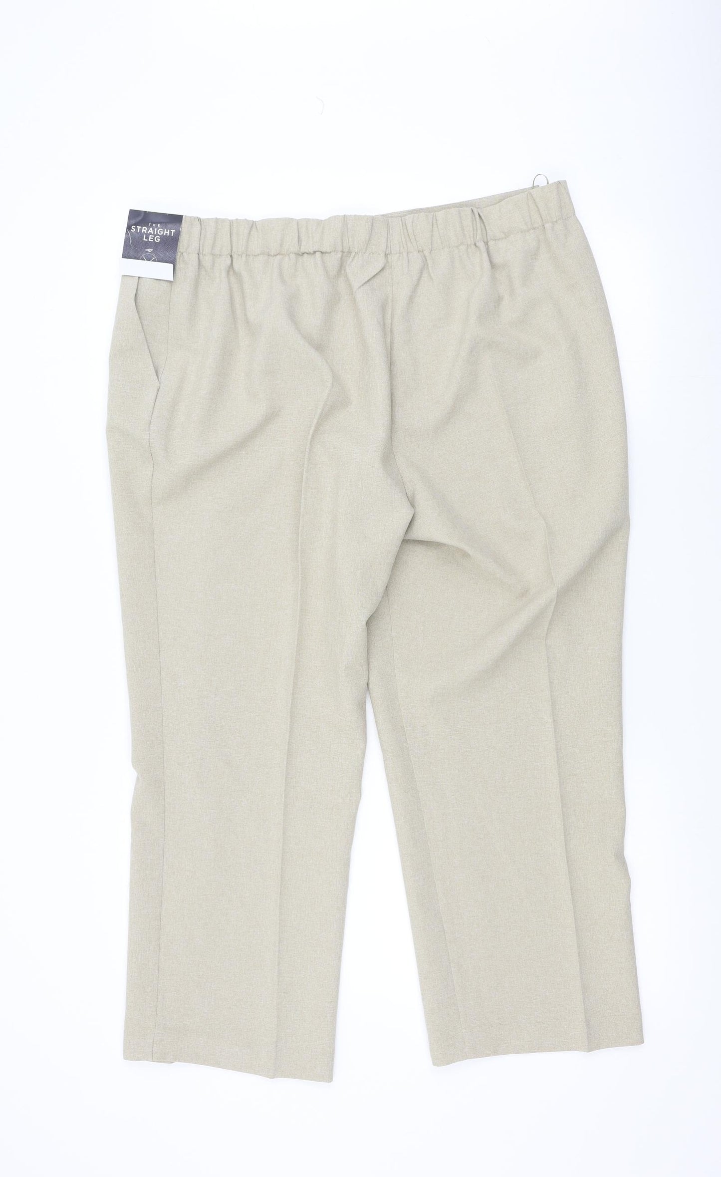 Bonmarché Womens Beige   Trousers  Size 18 L25.5 in