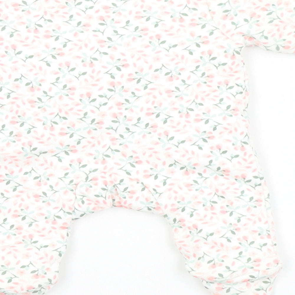 Nutmeg Girls Multicoloured Floral  Babygrow One-Piece Size Newborn
