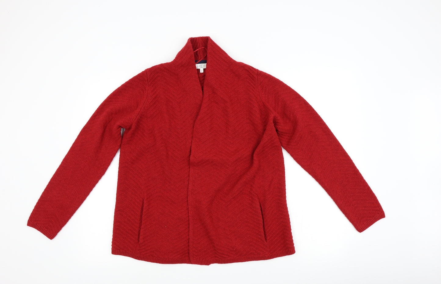 Country Casuals Womens Red   Cardigan Jumper Size S