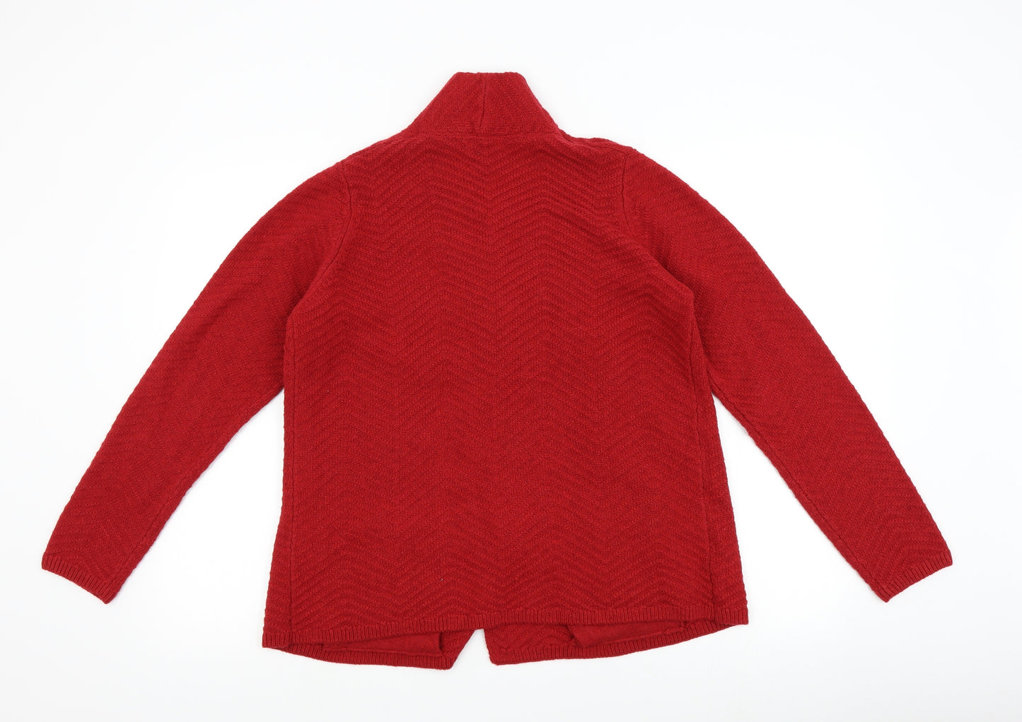 Country Casuals Womens Red   Cardigan Jumper Size S