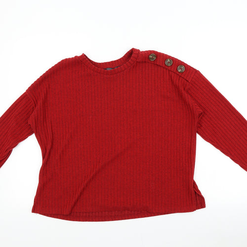 Primark Womens Red   Pullover Jumper Size S