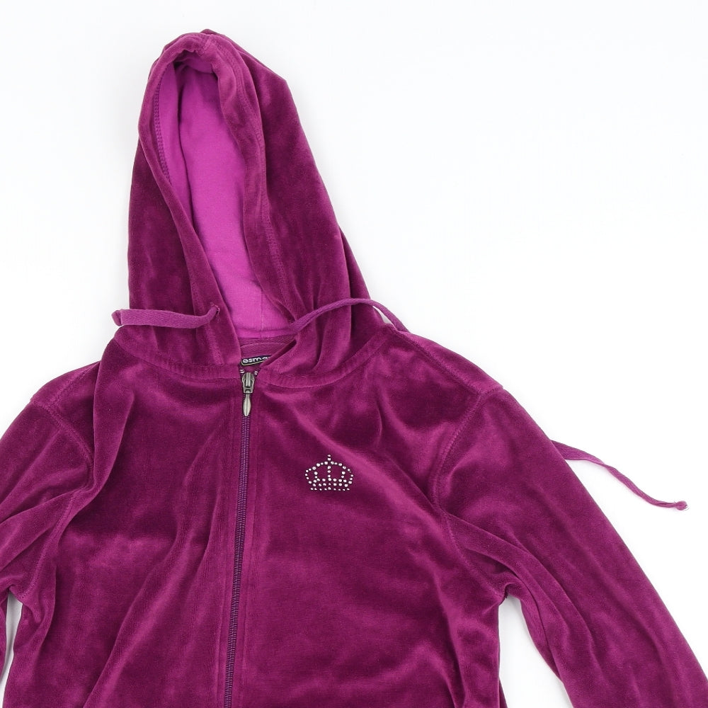 ESMARA Womens Purple   Full Zip Hoodie Size 12