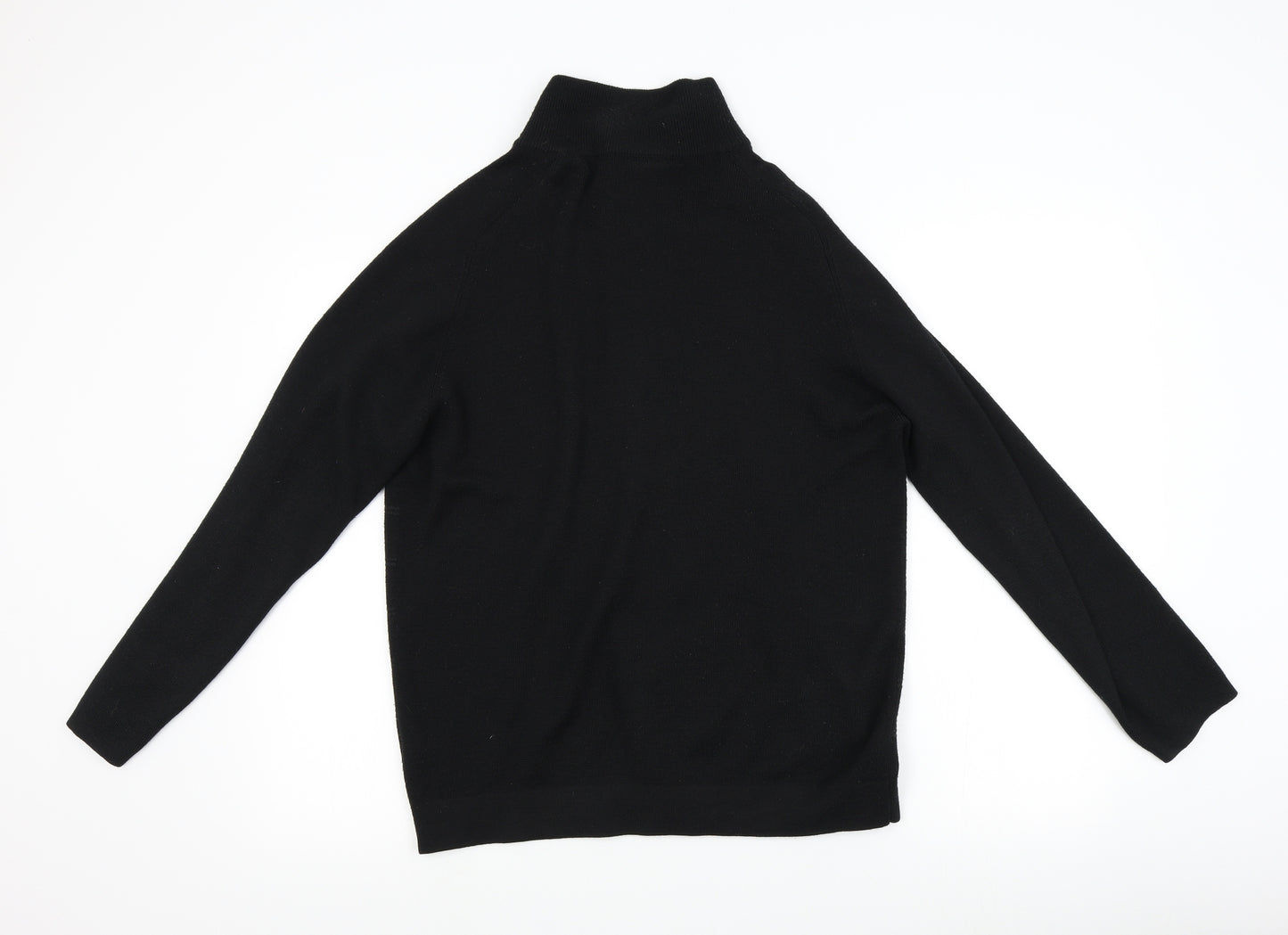 NEXT Mens Black   Full Zip Jumper Size M