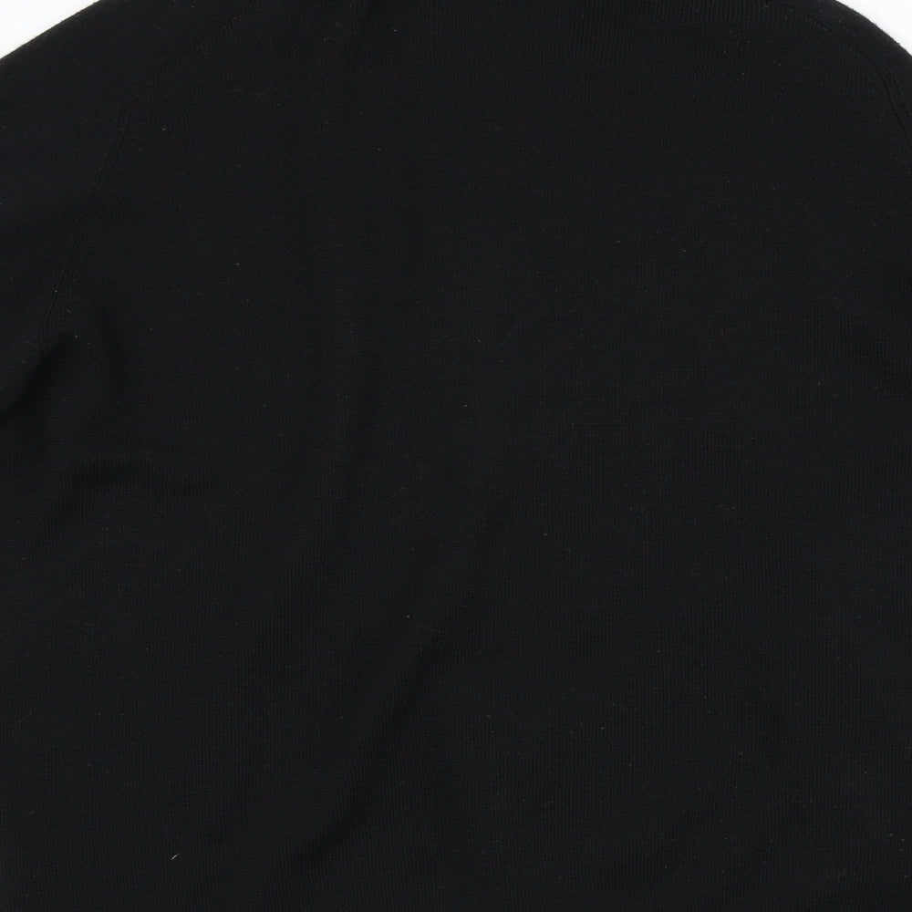 NEXT Mens Black   Full Zip Jumper Size M