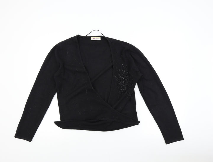 Bonmarché Womens Black   Cardigan Jumper Size M
