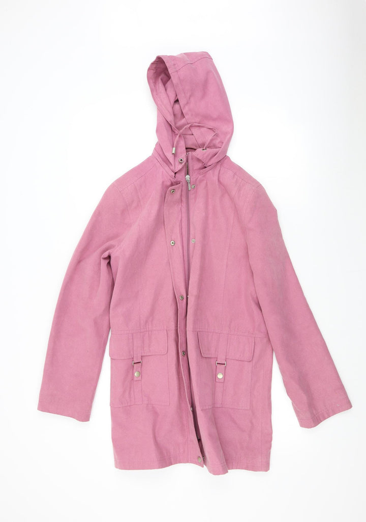 EWM Womens Pink Jacket Coat Size 10