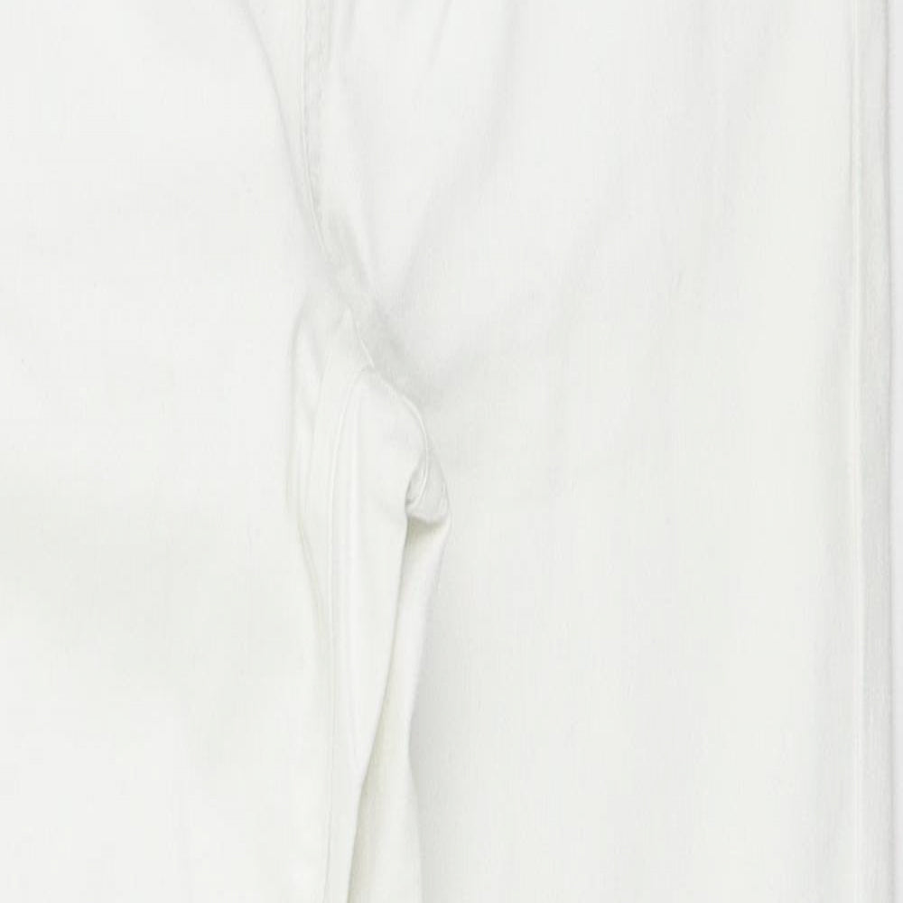 George Womens White   Tapered Jeans Size 10 L24 in