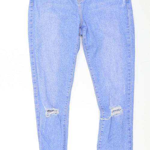 New Look Womens Blue   Skinny Jeans Size 12 L29 in
