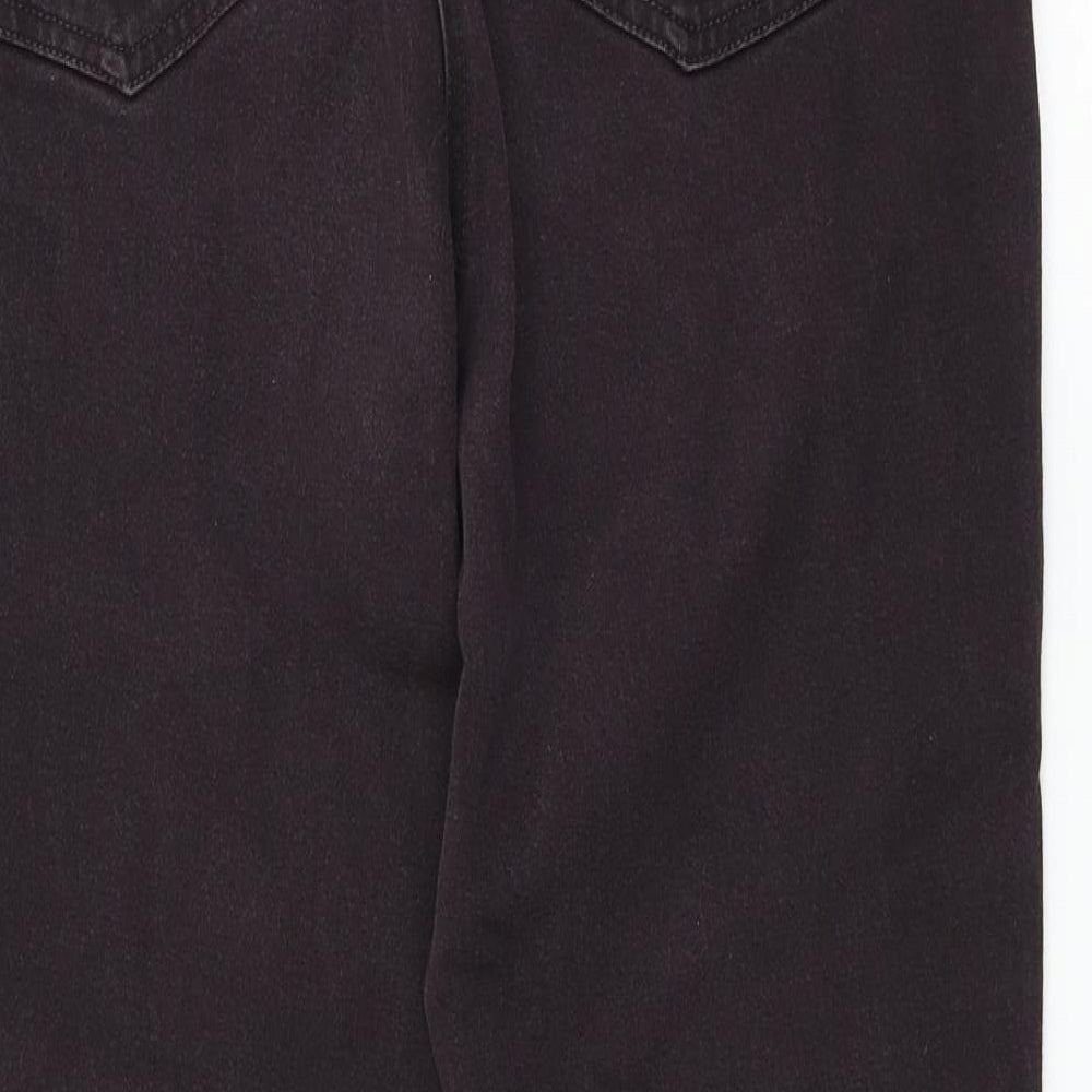 Debenhams Womens Purple   Straight Jeans Size 14 L27.5 in