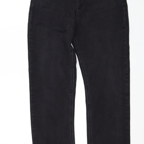 Marks and Spencer Womens Black   Straight Jeans Size 30 L30.5 in