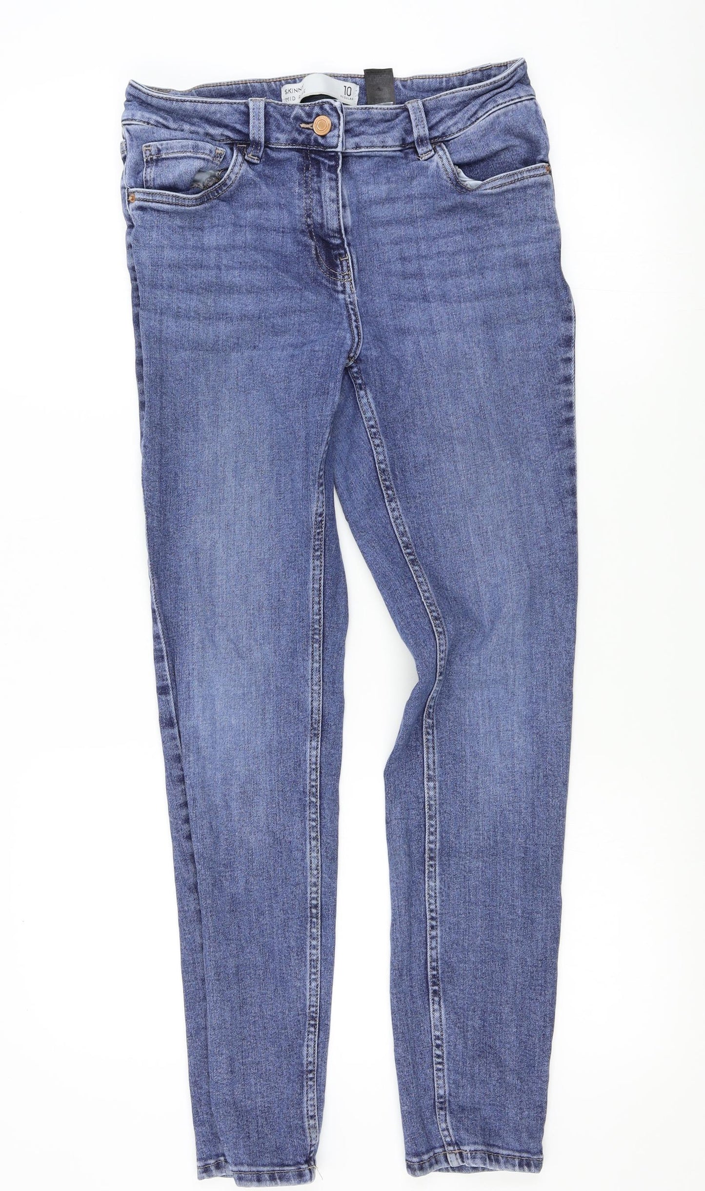 NEXT Womens Blue   Skinny Jeans Size 10 L29 in