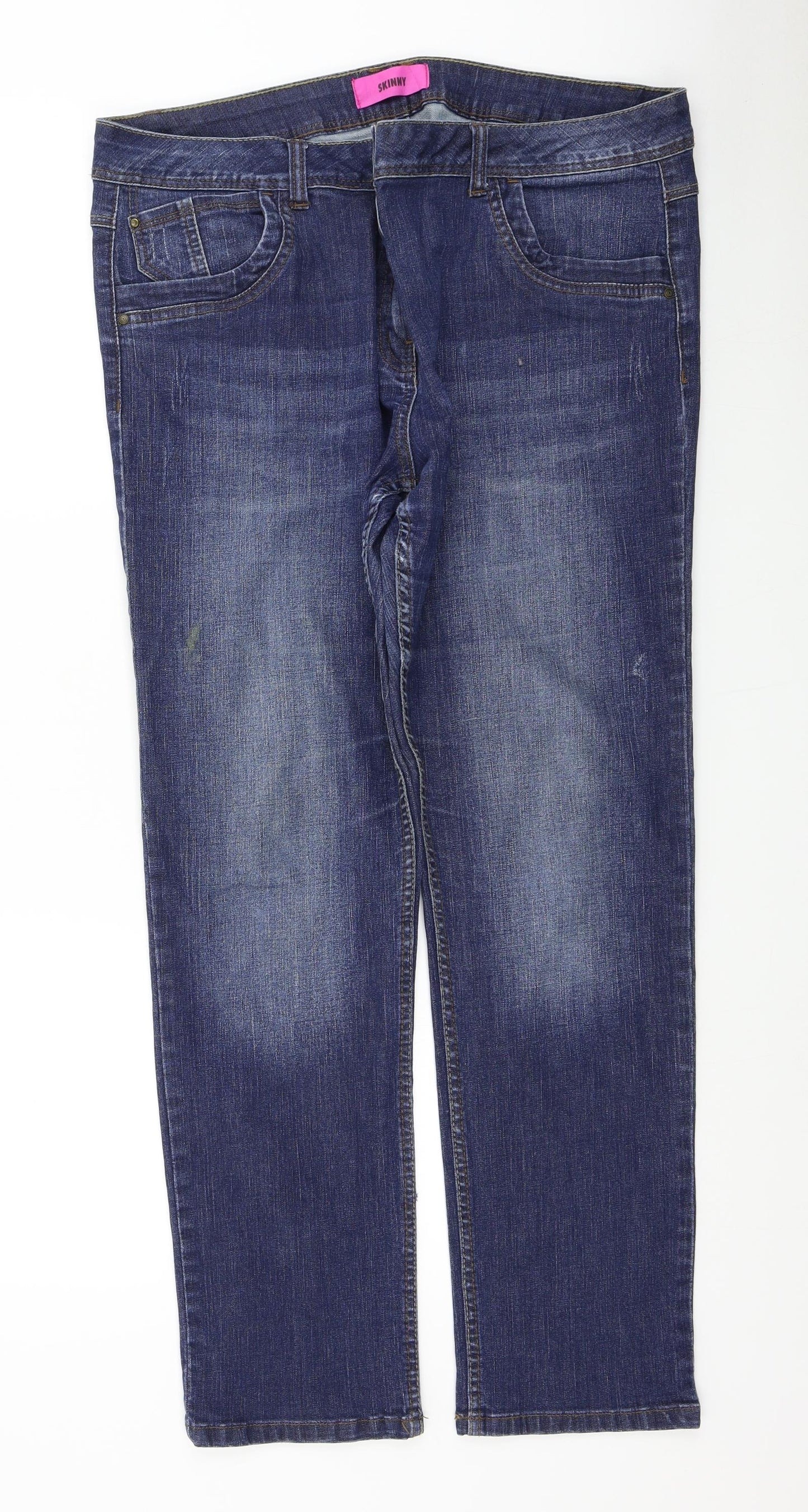 George Womens Blue   Straight Jeans Size 18 L30 in