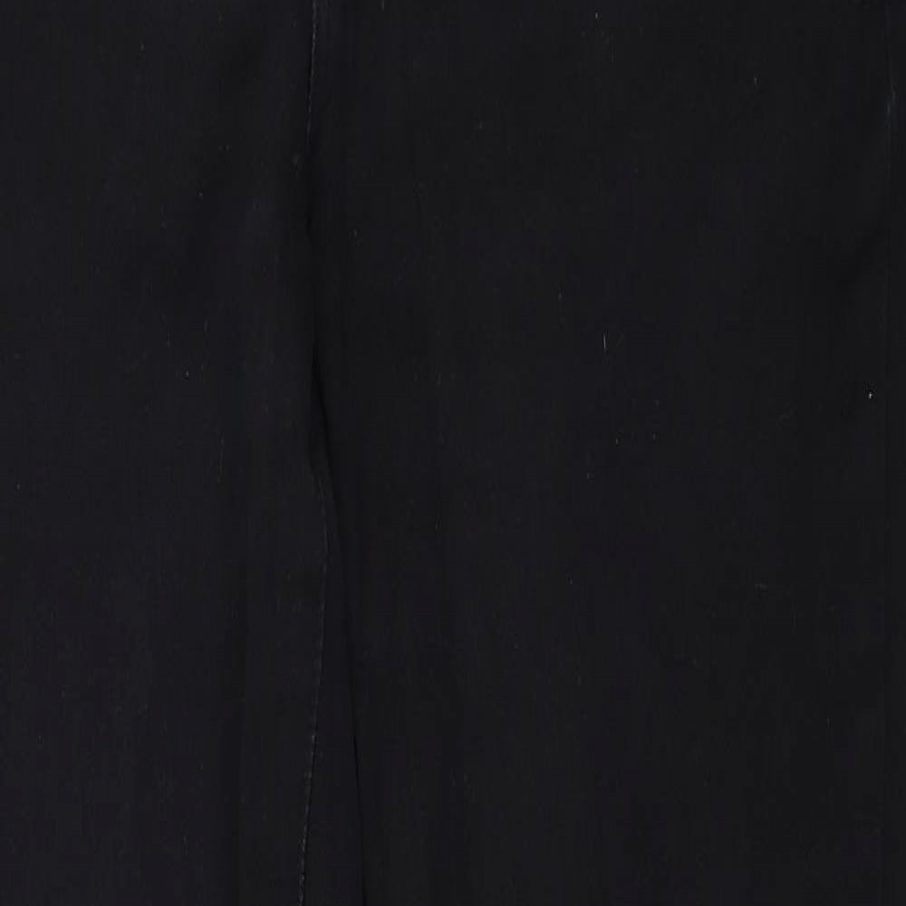 yndj Womens Black   Straight Jeans Size 14 L29 in